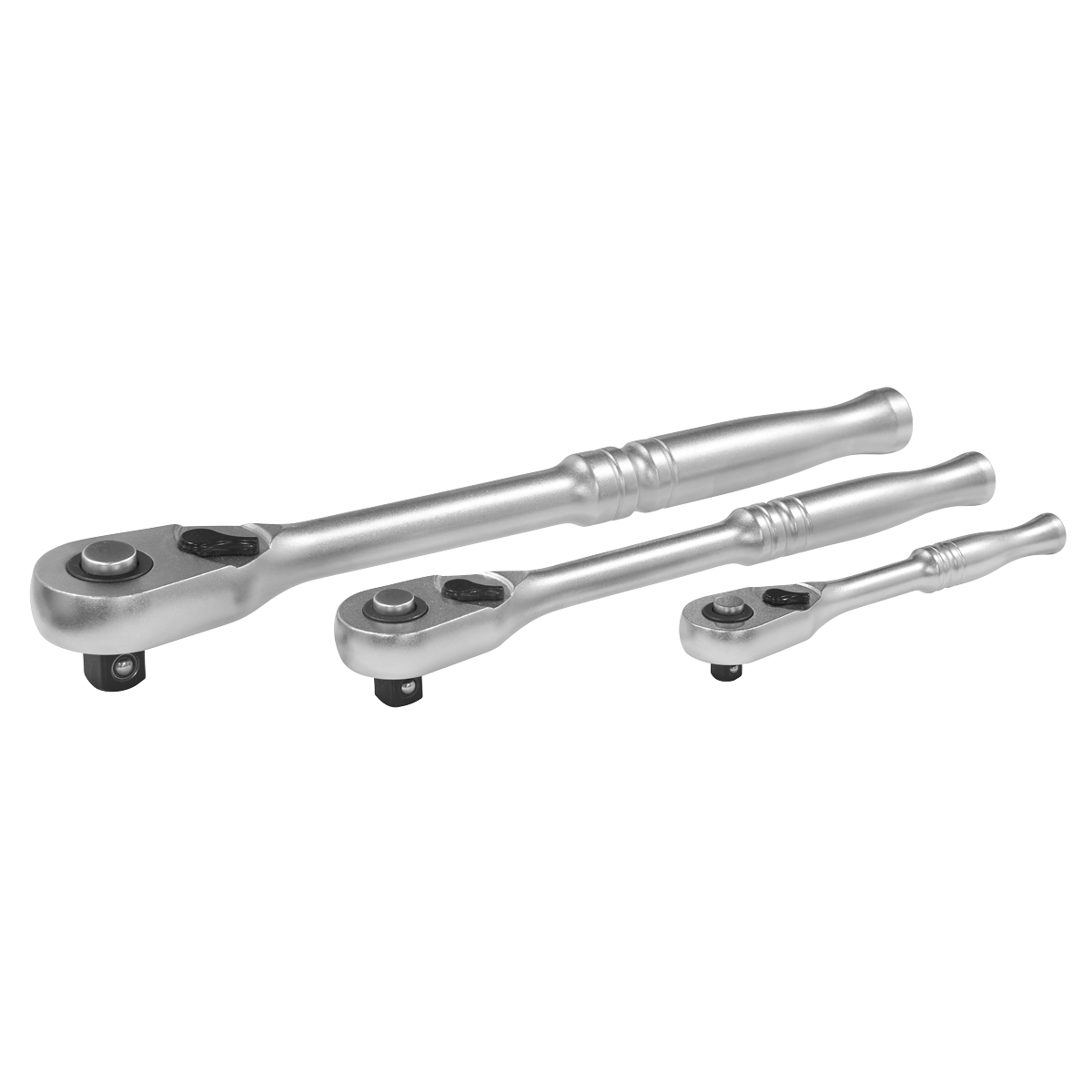 Sealey Premier Platinum Pear-Head Ratchet Wrench Set with Flip Reverse 3pc AK7933