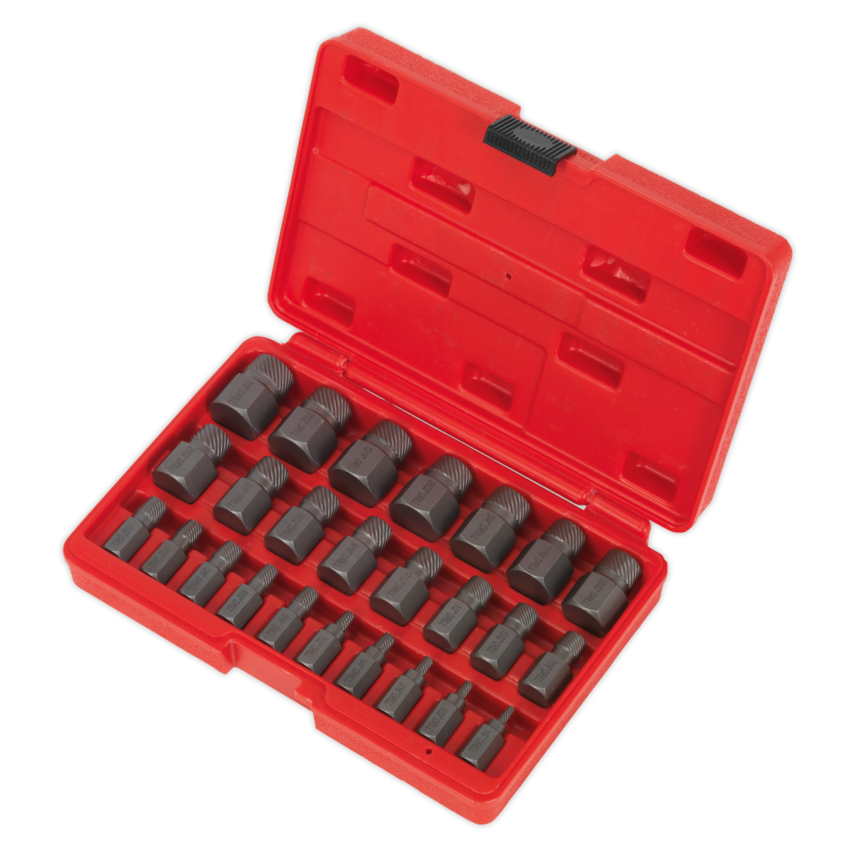 Sealey Multi-Spline Screw Extractor Set 25pc AK8182