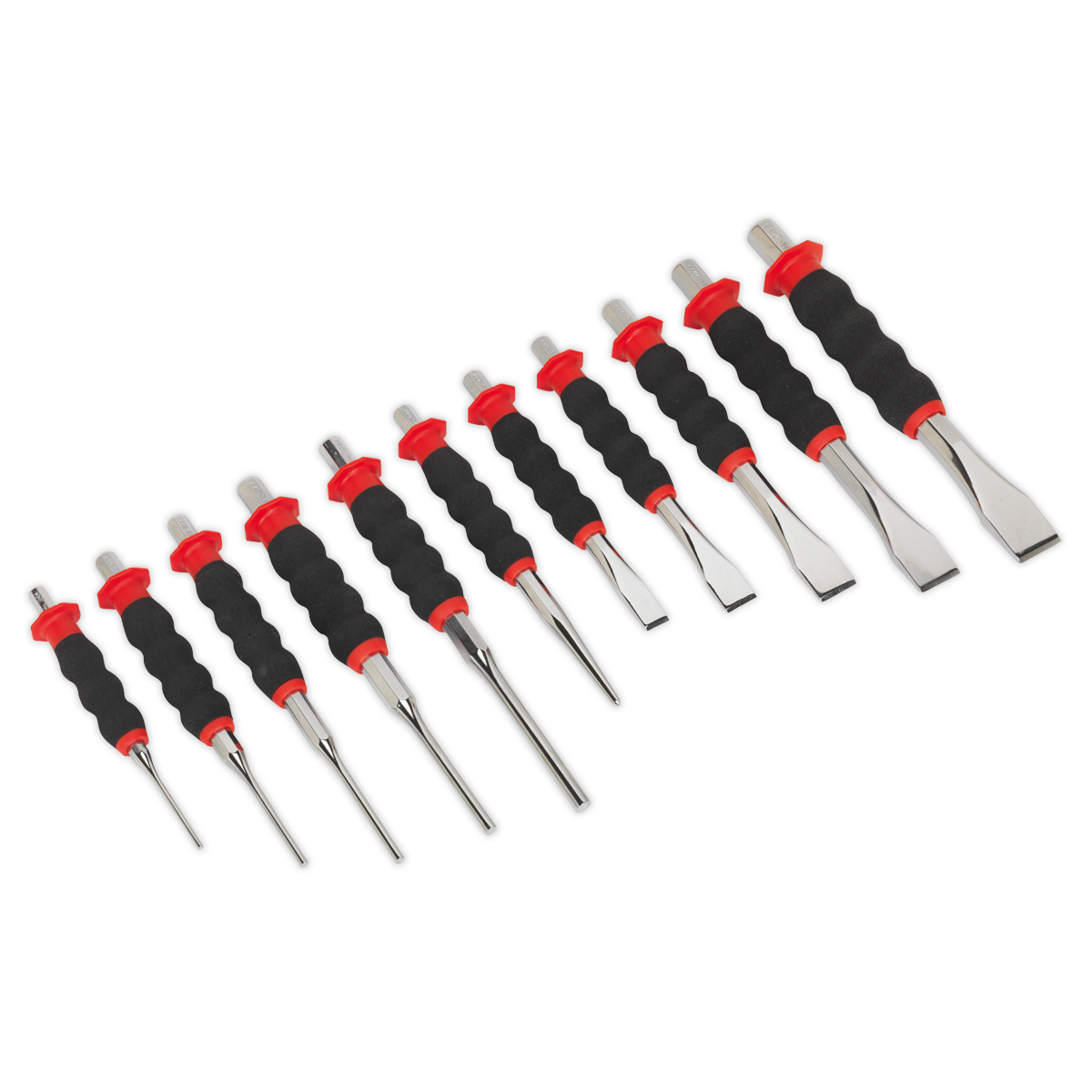 Sealey Premier Sheathed Punch & Chisel Set 11pc AK9135