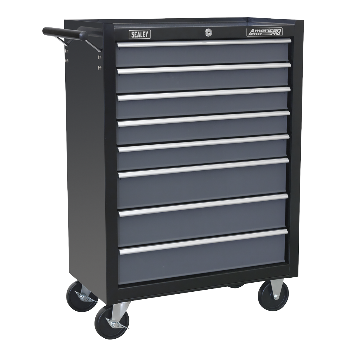 Sealey Rollcab 8 Drawer with 145pc Tool Kit - Black/Grey AP35TBCOMBO3