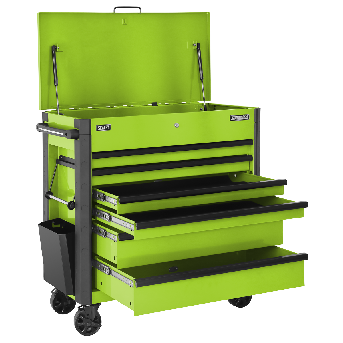 Sealey Tool Trolley 6 Drawer - Green AP366HV