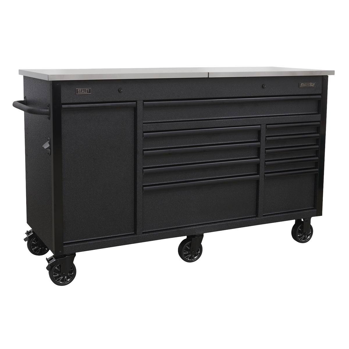 Sealey Superline PRO® Mobile Tool Cabinet with Power Tool Charging Drawer 1600mm AP6310BE