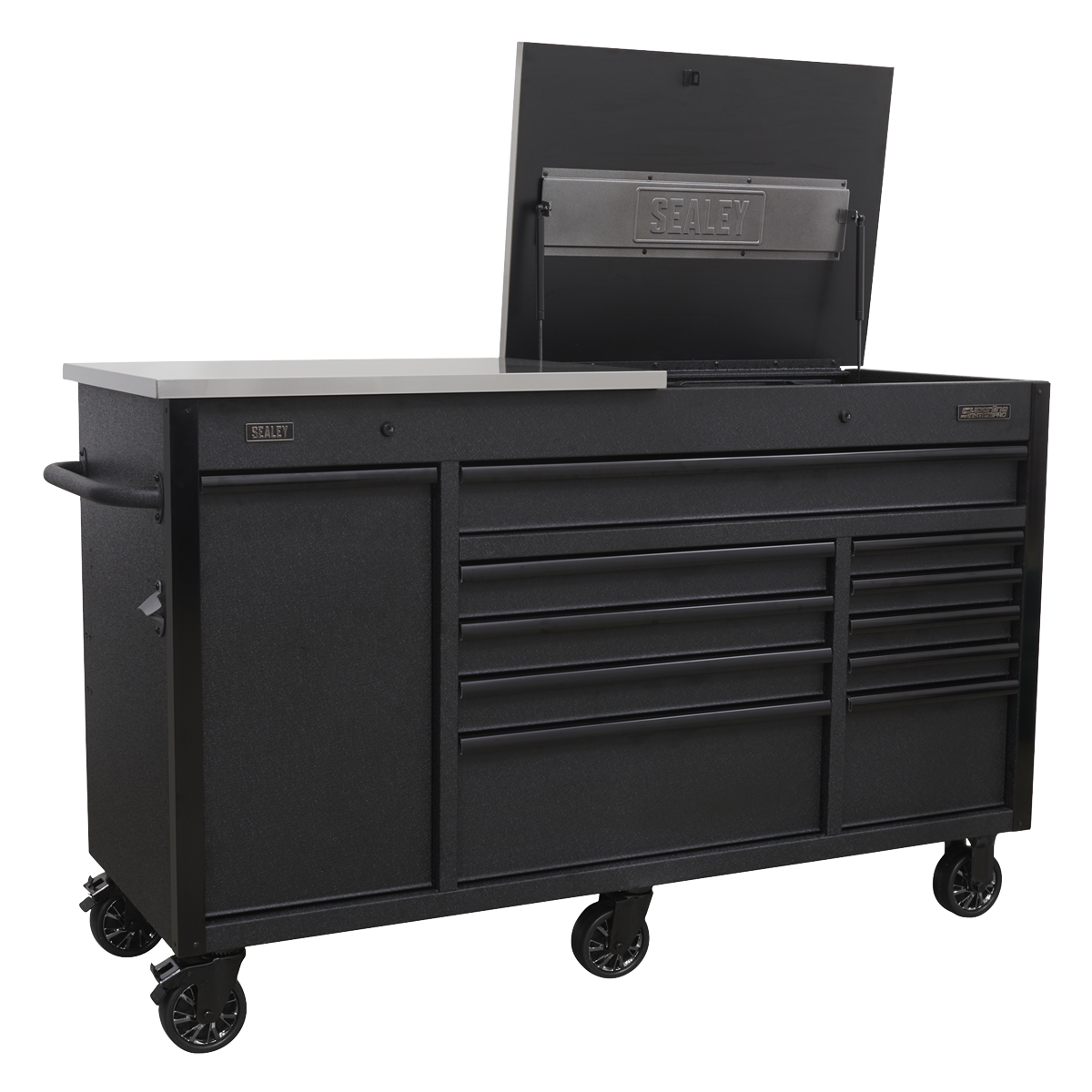 Sealey Superline PRO® Mobile Tool Cabinet with Power Tool Charging Drawer 1600mm AP6310BE
