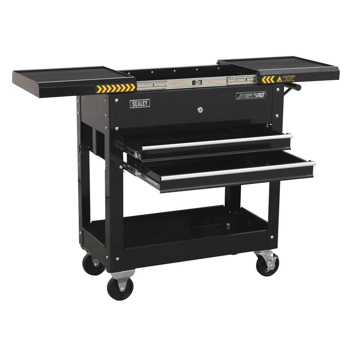 Sealey American PRO® Mobile Tool & Parts Trolley - Black AP705MB