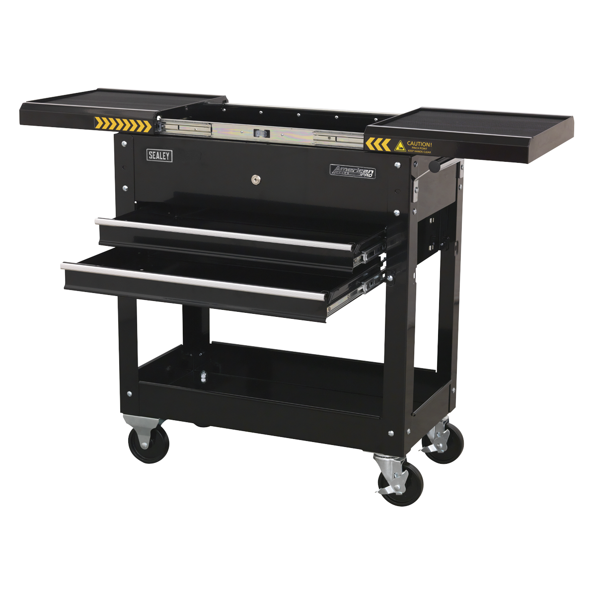 Sealey American PRO® Mobile Tool & Parts Trolley - Black AP705MB
