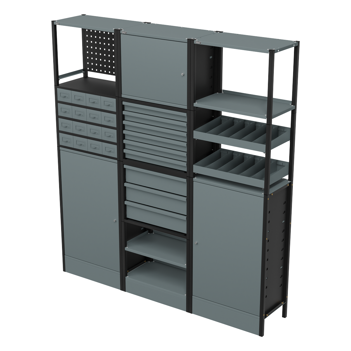 Sealey Modular Storage System Combo 1.74m APMRSTACK1