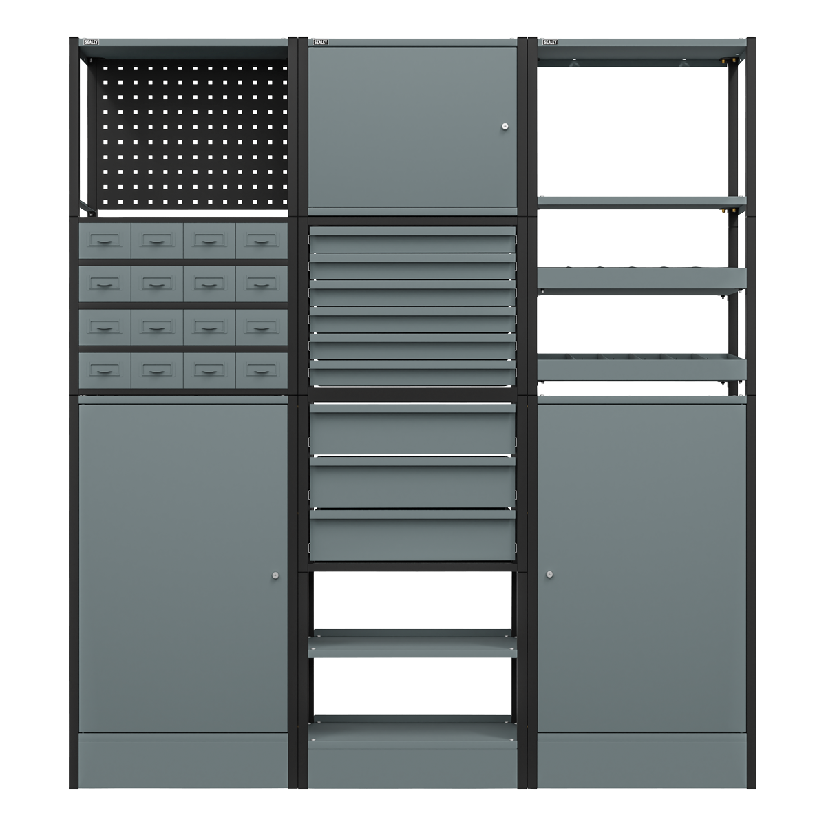 Sealey Modular Storage System Combo 1.74m APMRSTACK1