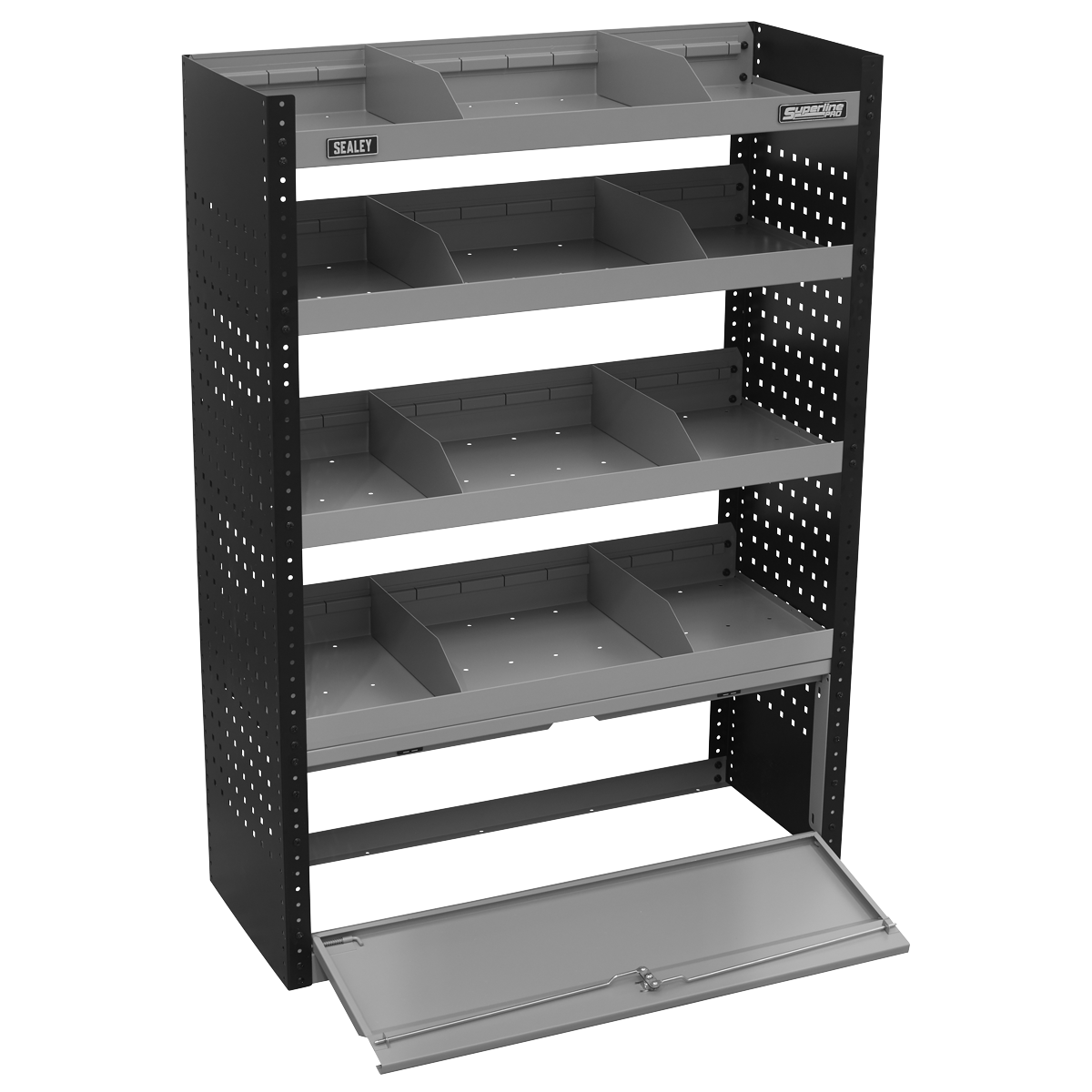 Sealey Superline PRO® Modular Flat Shelf Van Storage System APMSVCOMBO1