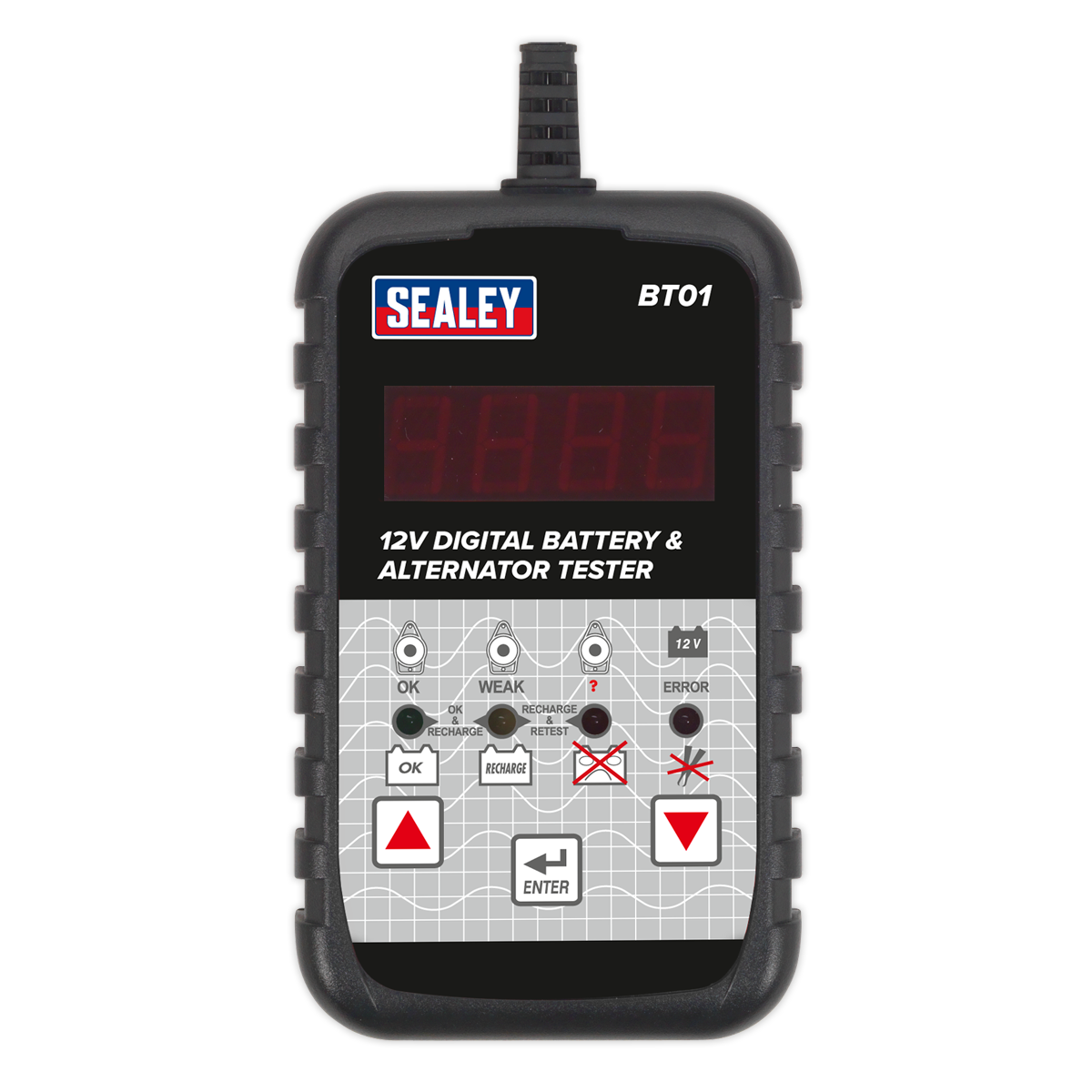 Sealey Digital Battery & Alternator Tester 12V BT01