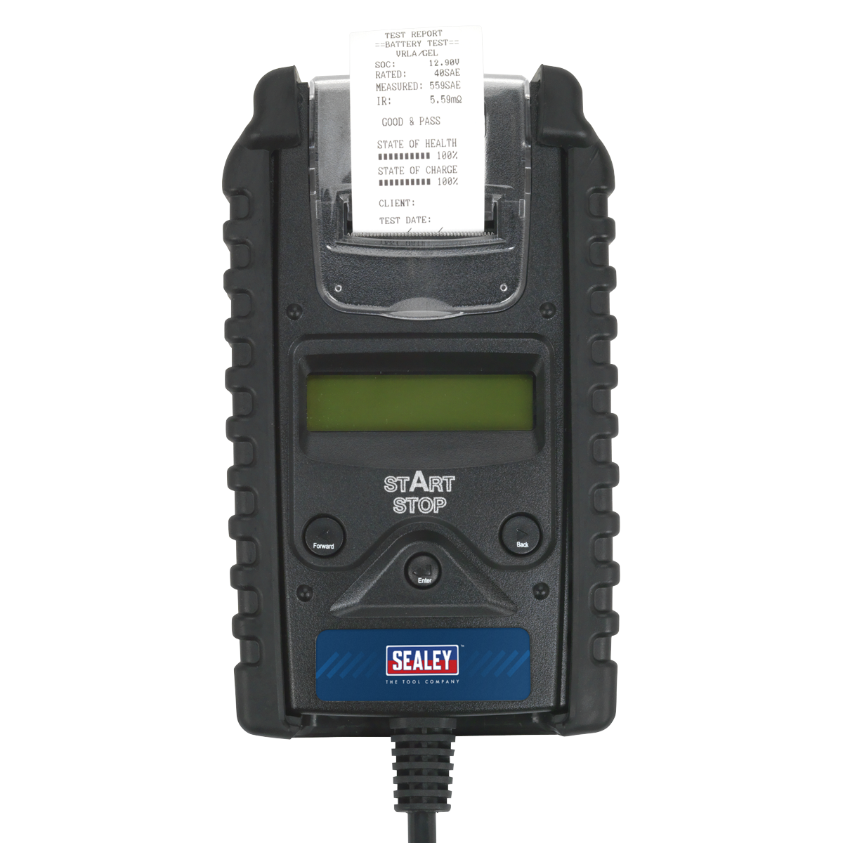 Sealey Digital Start/Stop Battery & Alternator Tester with Printer 6/12/24V [BT2014]