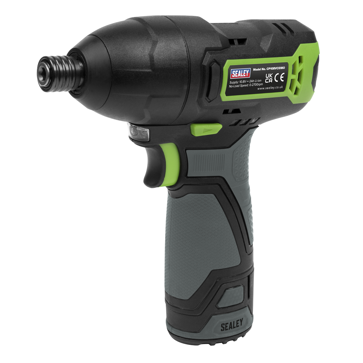 Sealey SV10.8 Series 1/4"Hex Drive Cordless Impact Driver Kit 10.8V 2Ah CP108VCID
