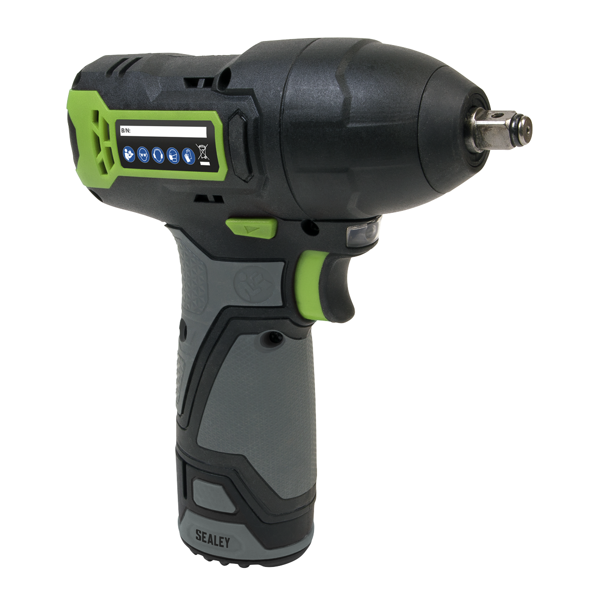 Sealey SV10.8 Series 3/8"Sq Drive Cordless Impact Wrench Kit 10.8V 2Ah CP108VCIW
