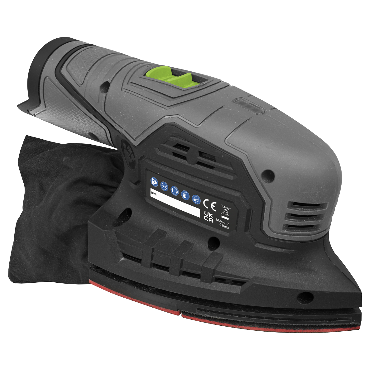 Sealey SV10.8 Series 150mm Cordless Detail Sander 10.8V - Body Only CP108VDSBO