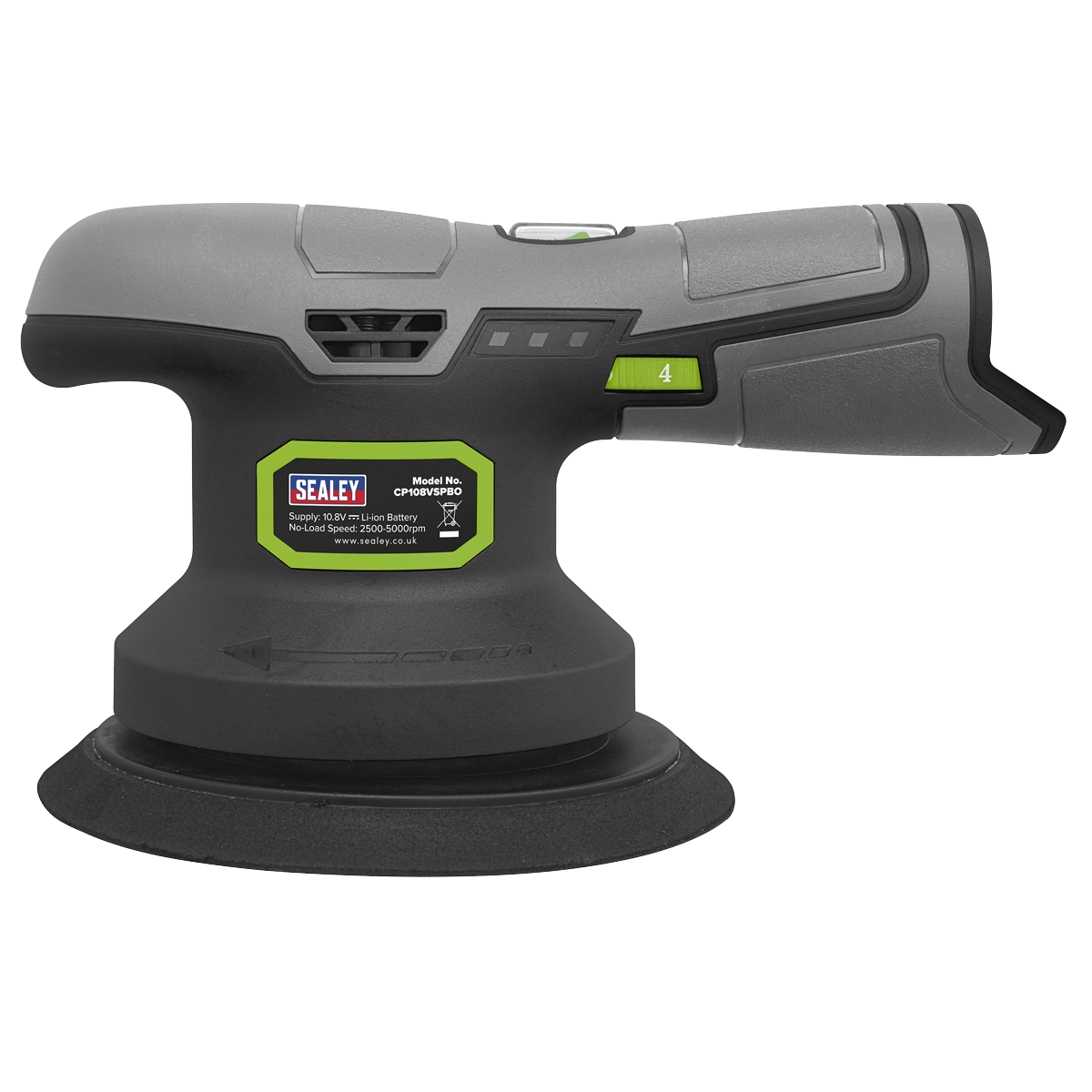 Sealey SV10.8 Series 150mm Cordless Dual Action Sander/Polisher Kit 10.8V 2Ah CP108VSP