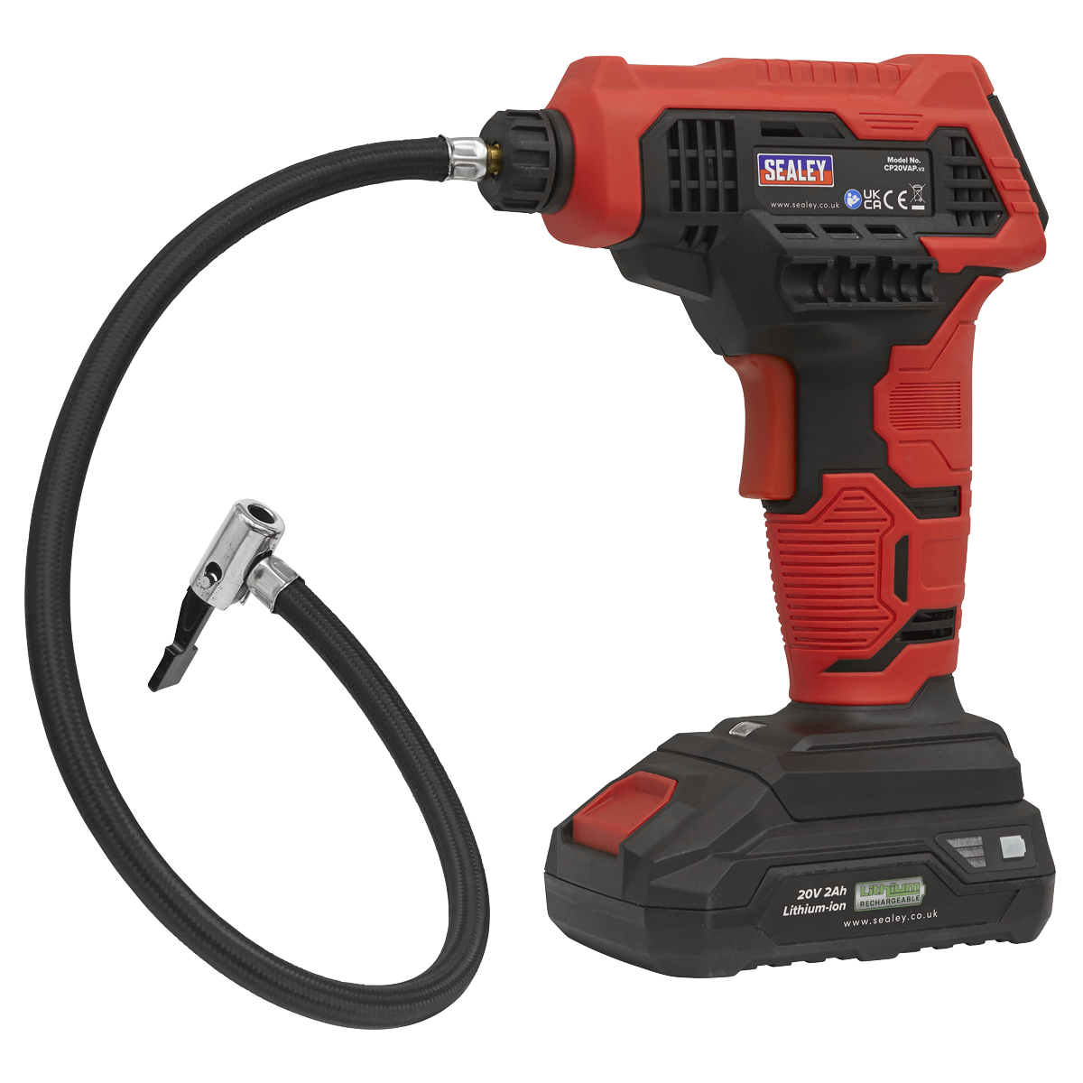 Sealey SV20 Series Cordless Tyre Inflator 20V - Body Only CP20VAP