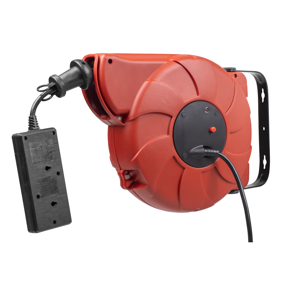 Sealey Cable Reel System Retractable 10m 2 x 230V Socket CRM10