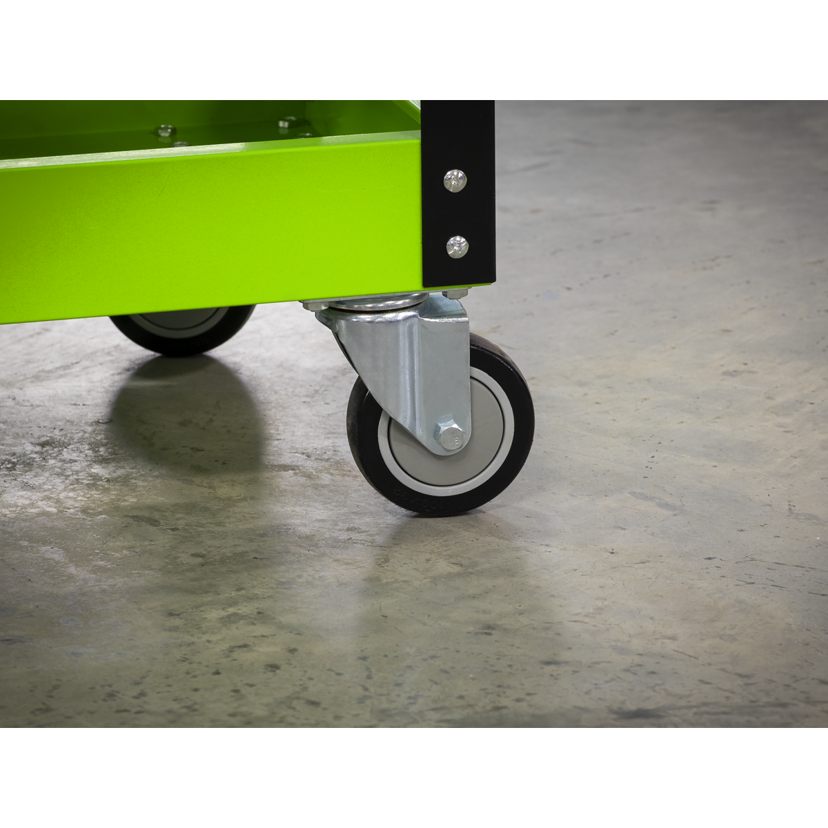 Sealey Superline PRO® Heavy-Duty Workshop Trolley 3-Level - Hi-Vis Green CX110HV