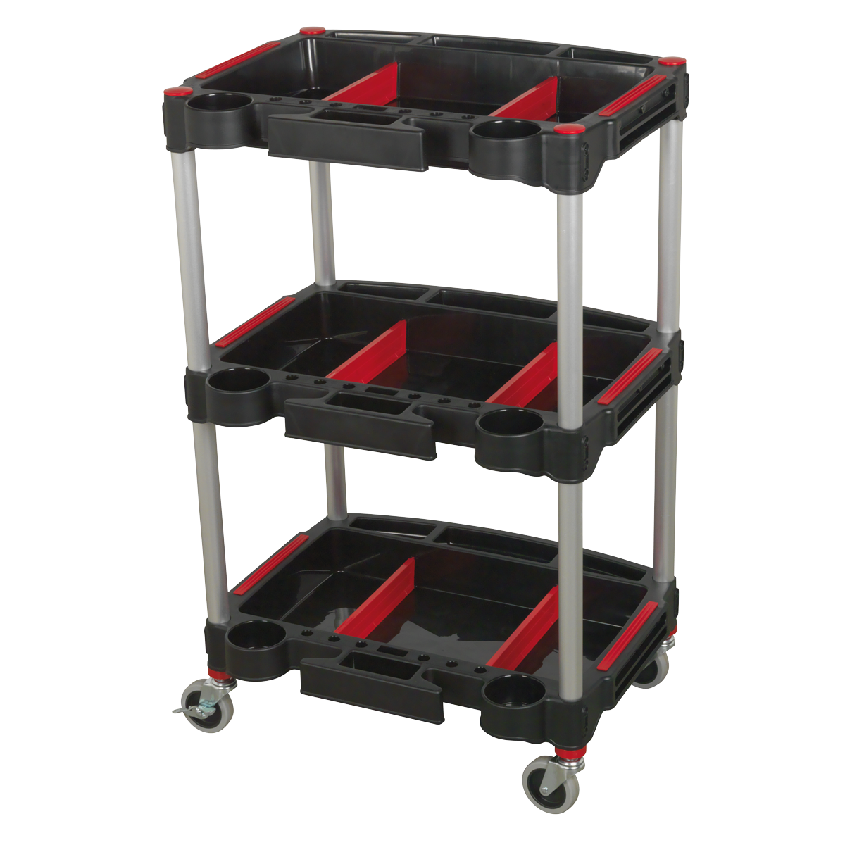 Sealey Composite Workshop Trolley with Parts Storage 3-Level CX313