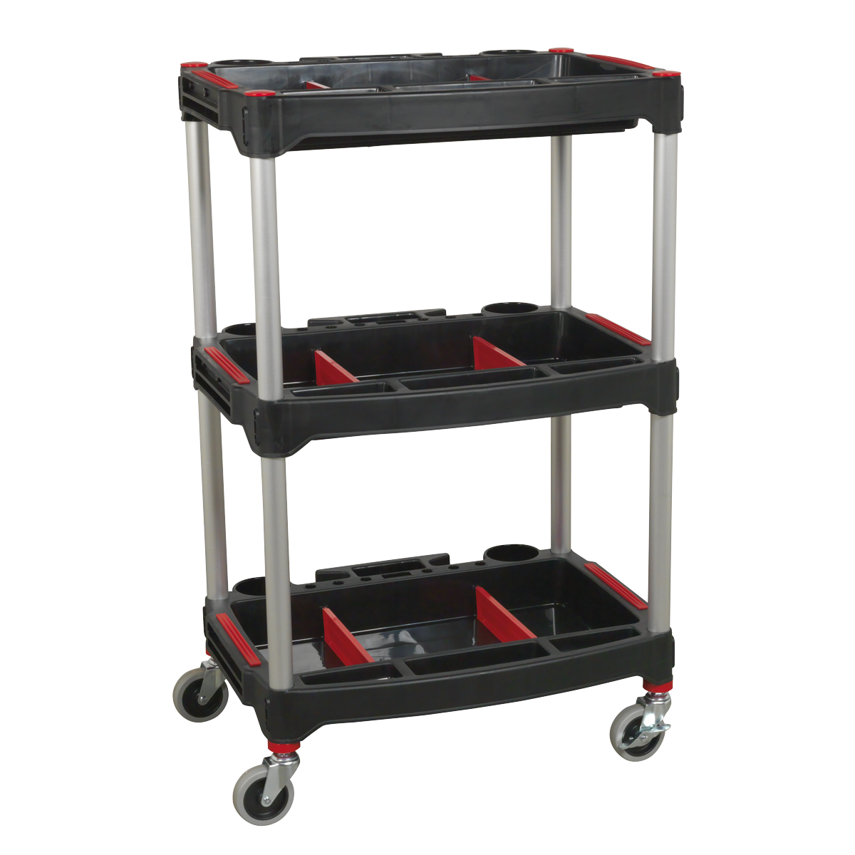 Sealey Composite Workshop Trolley with Parts Storage 3-Level CX313