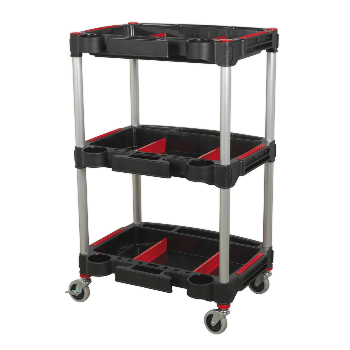 Sealey Composite Workshop Trolley with Parts Storage 3-Level CX313