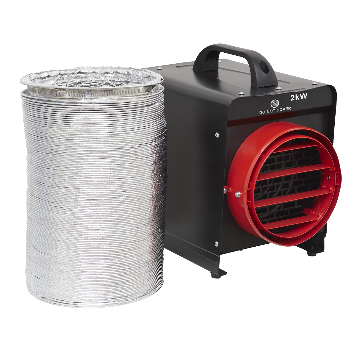 Sealey Industrial Fan Heater with Ducting 2kW/230V DEH2001
