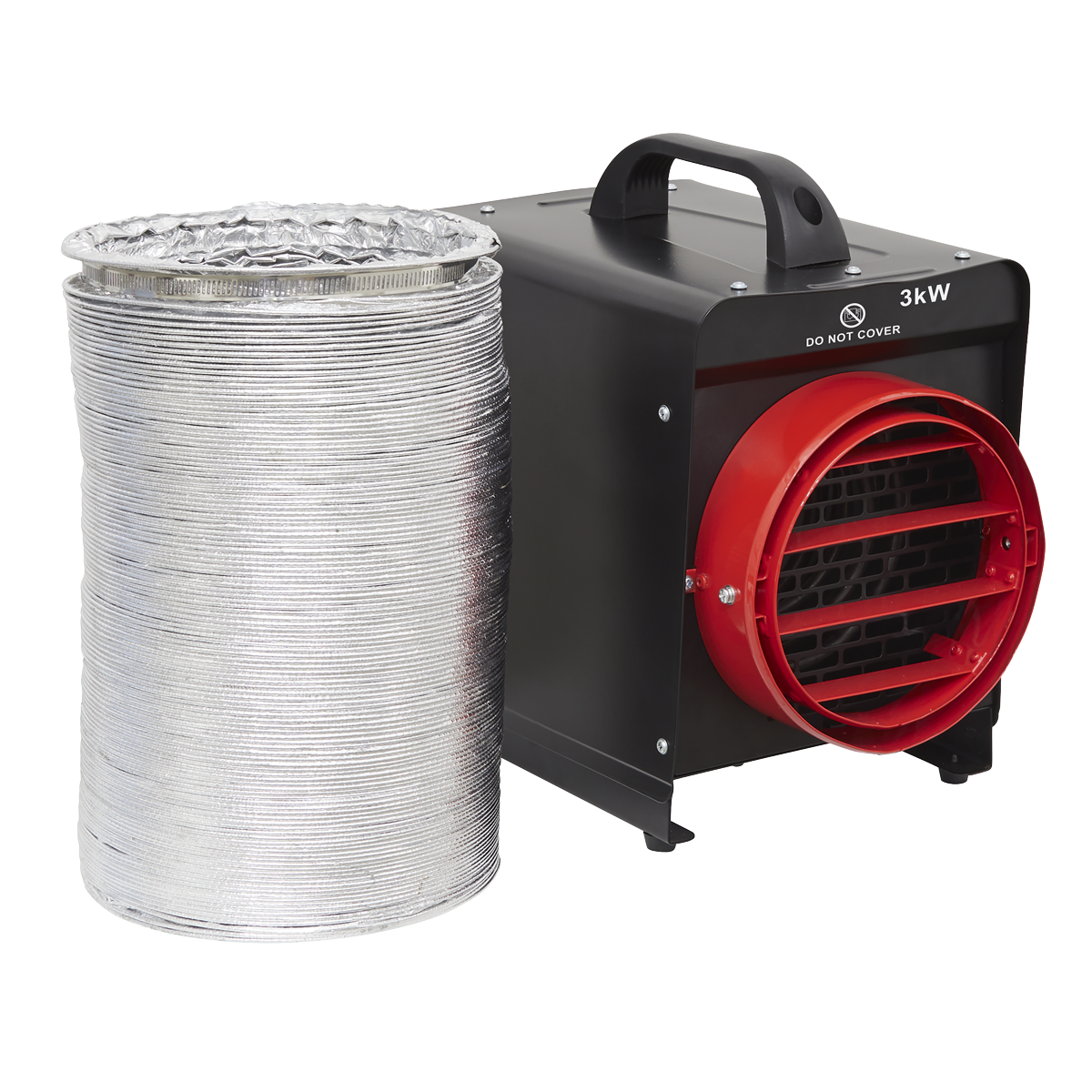 Sealey Industrial Fan Heater with Ducting 3kW/230V DEH3001
