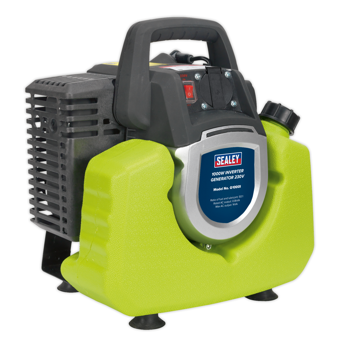 Sealey 1000W Inverter Generator 2-Stroke Engine 230V G1000I