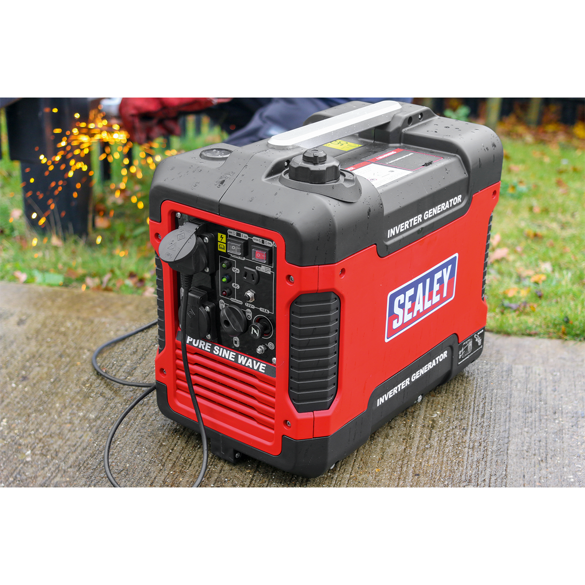 Sealey 2000W Inverter Generator 4-Stroke Engine 230V G2000I