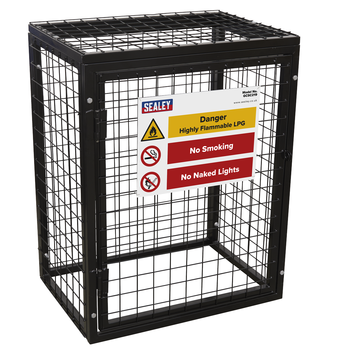 Sealey Gas Cylinder Safety Cage -  2 x 19kg GCSC219