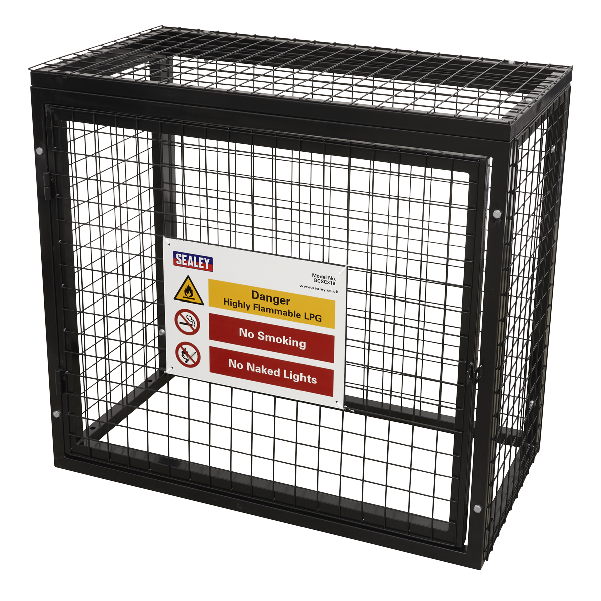 Sealey Gas Cylinder Safety Cage - 3 x 19kg GCSC319