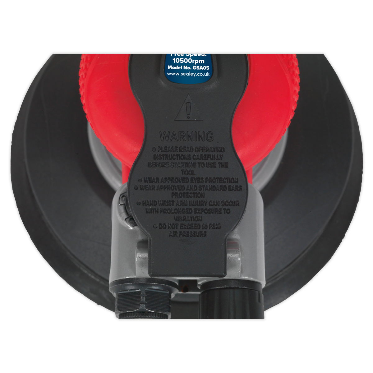 Sealey Generation Dust-Free Air Palm Random Orbital Sander 150mm GSA05