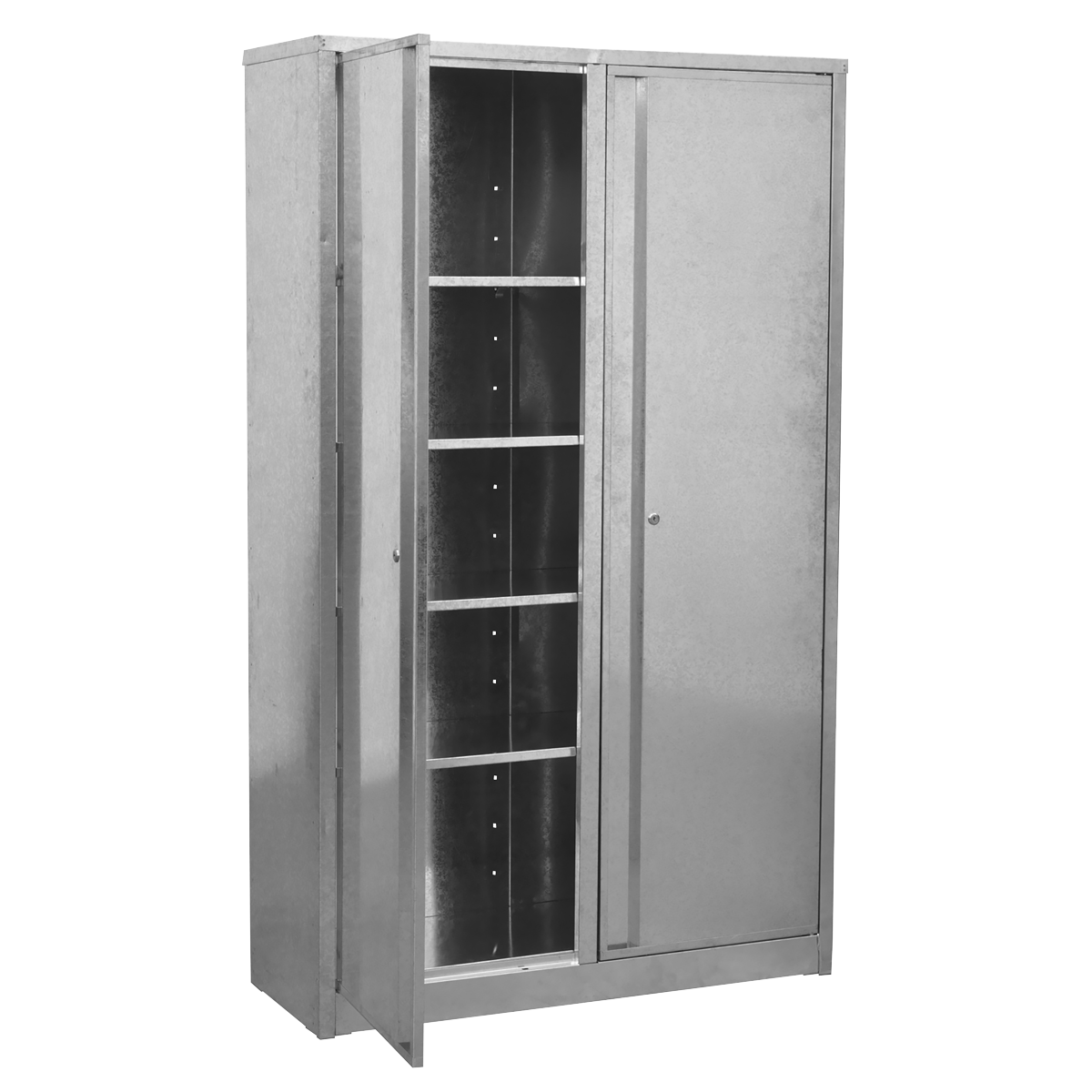 Sealey Extra-Wide Galvanized Steel Floor Cabinet with 4 Shelves GSC110385