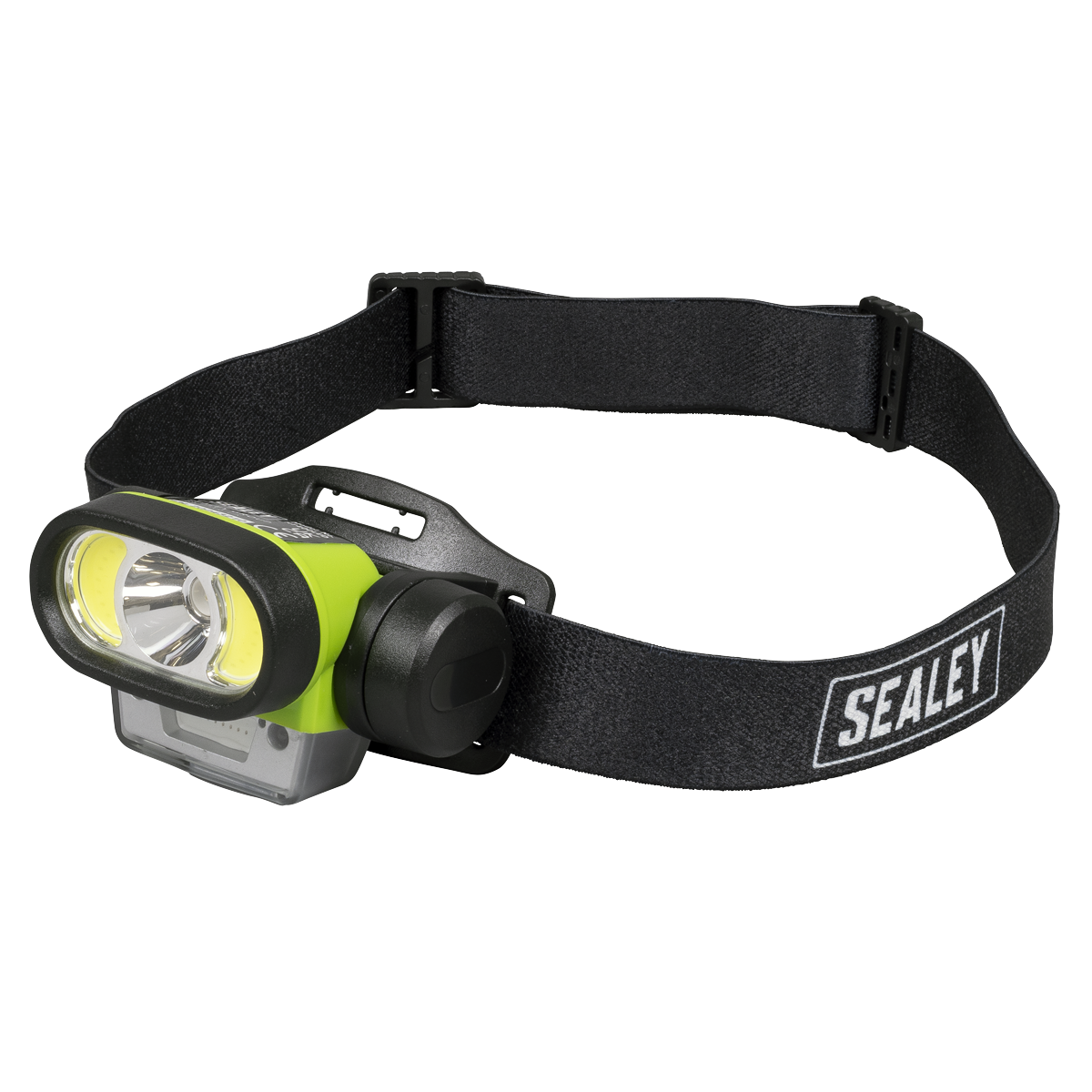 Sealey Rechargeable Head Torch with Auto-Sensor 5W & 3W COB LED HT400LED