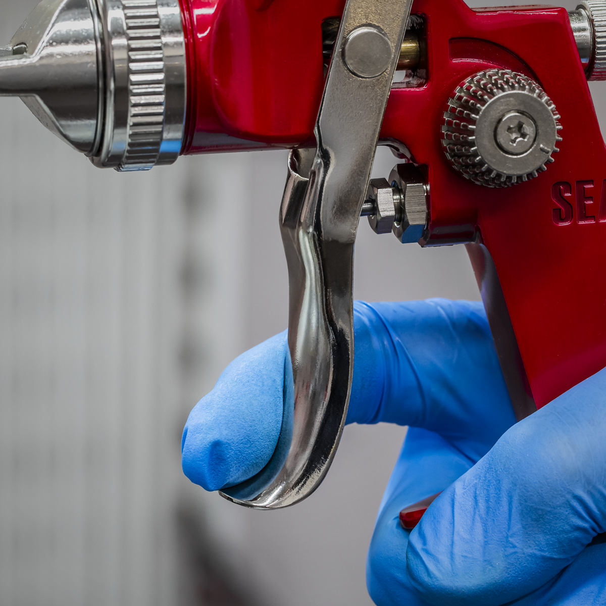 Sealey Workshop Series HVLP Gravity Feed Spray Gun 2mm Set-Up HVLP742