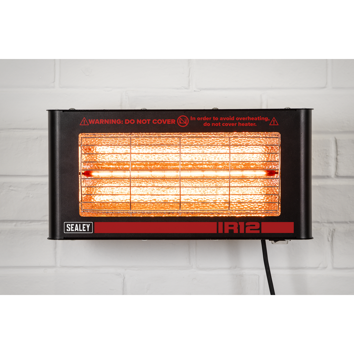 Sealey Wall Mounting Infrared Quartz Heater 1.2W/230V IR12