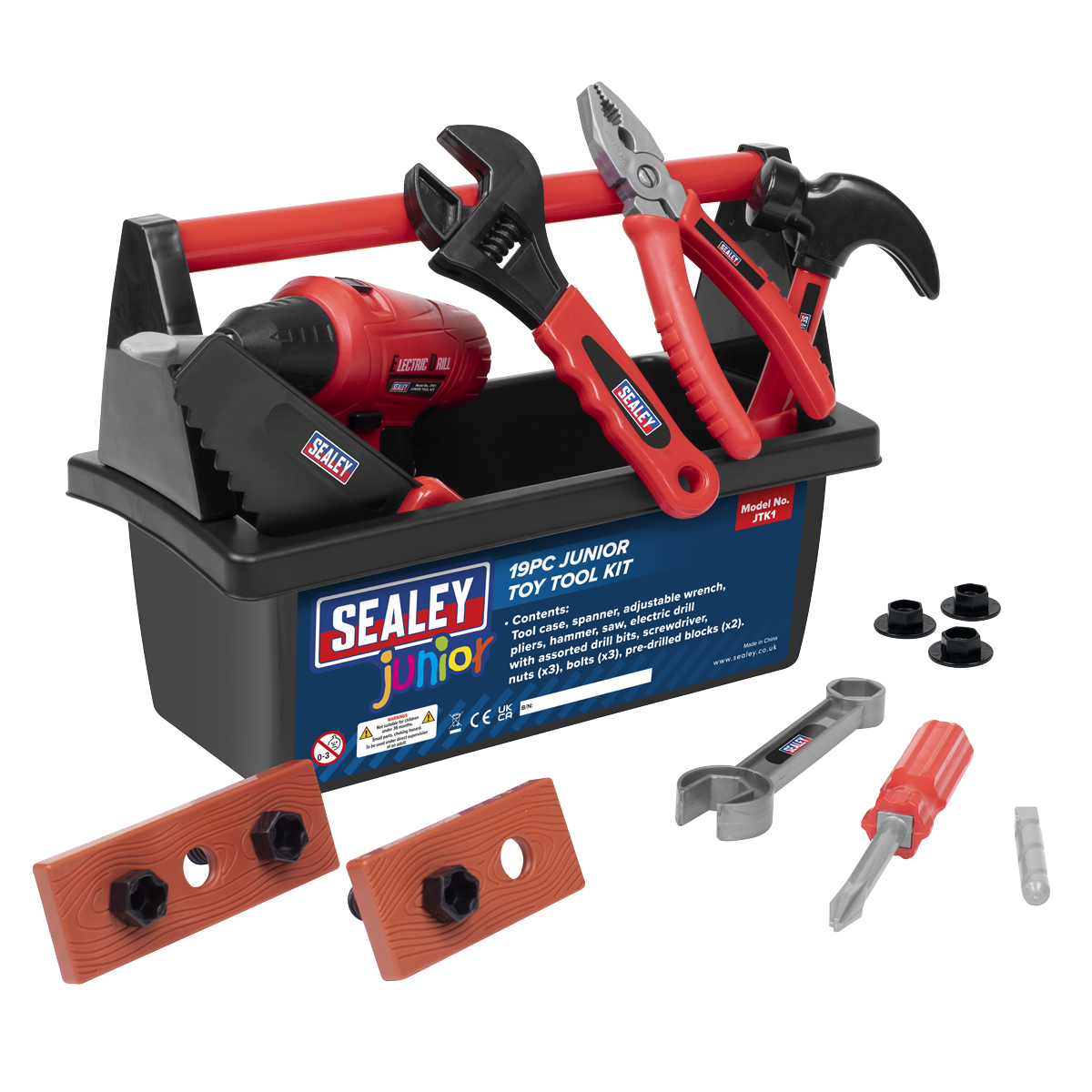 Sealey Junior Toy Tool Set 19pc JTK1