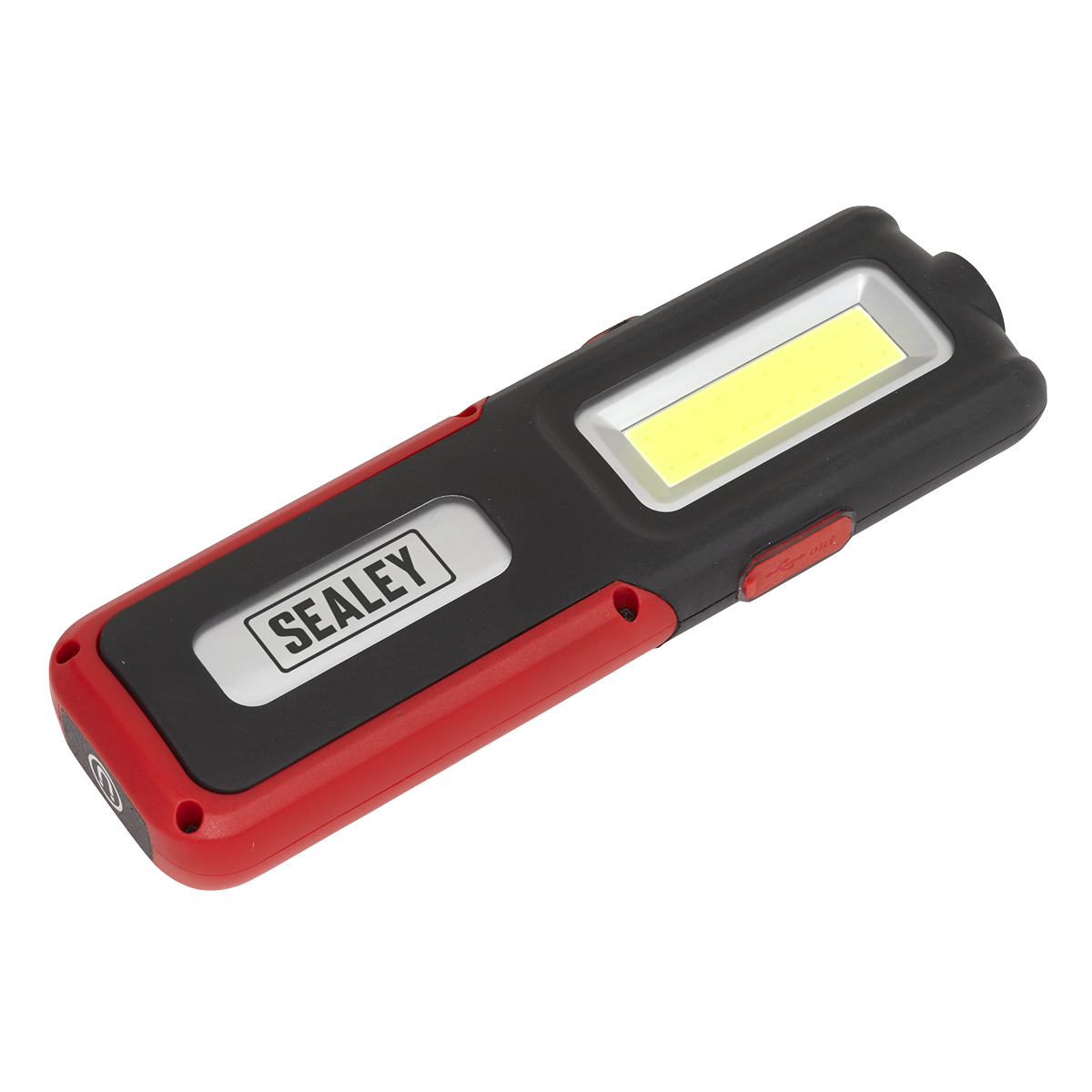 Sealey Rechargeable Inspection Light with Power Bank 5W COB & 3W SMD LED - Red LED318R