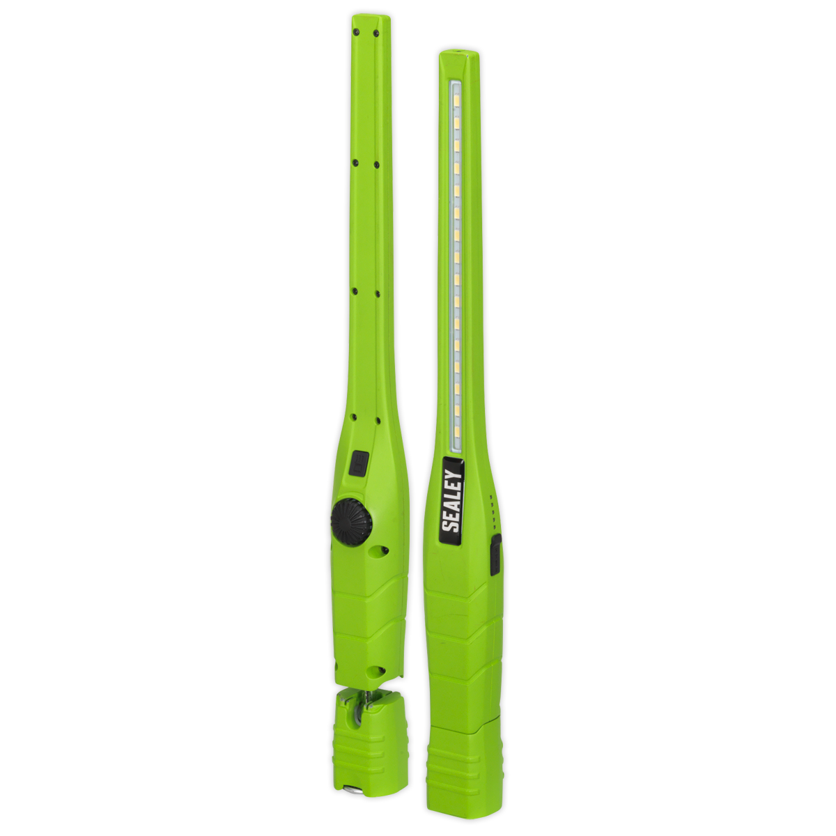 Sealey Rechargeable 360° Slim Inspection Light 8W & 1W SMD LED - Green LED3604G