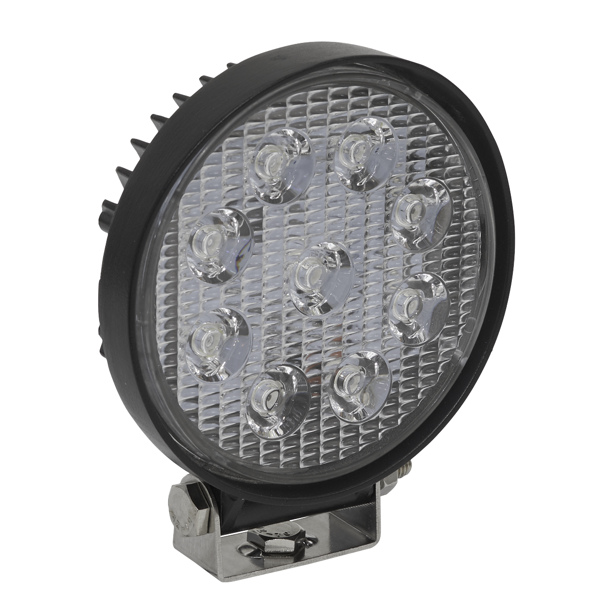 Sealey Round Worklight with Adjustable Bracket 27W SMD LED LED3R