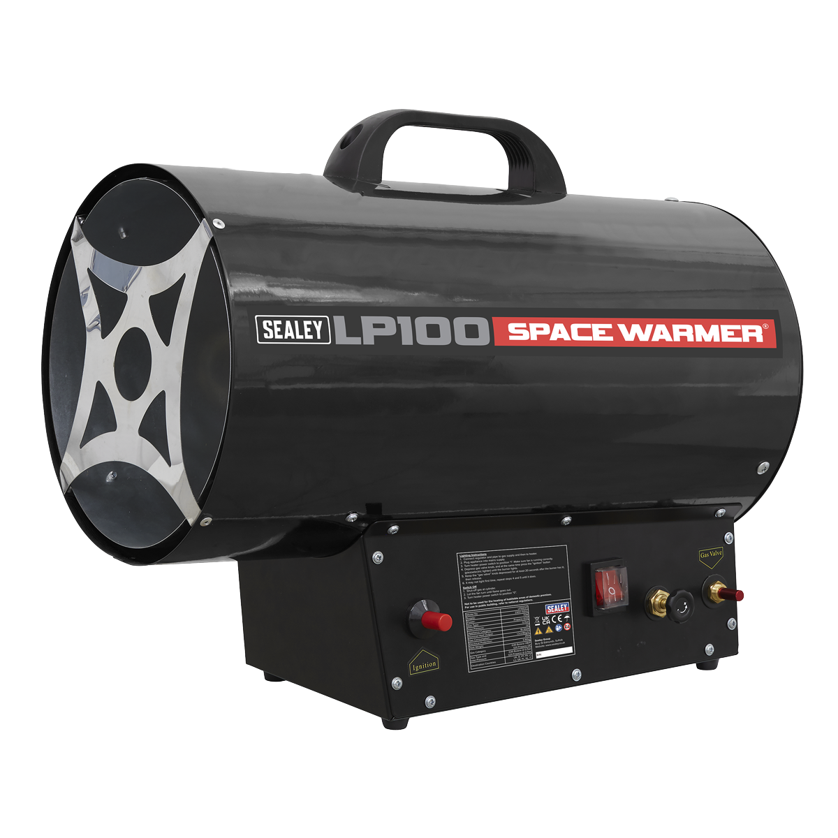 Sealey Space Warmer® Propane Heater 61,000-102,000Btu/hr(18-30kW) LP100