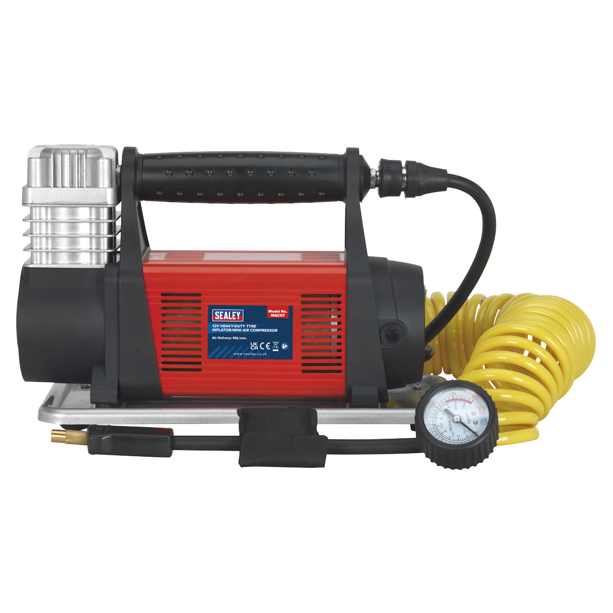 Sealey Heavy-Duty Tyre Inflator/Mini Air Compressor 12V MAC07