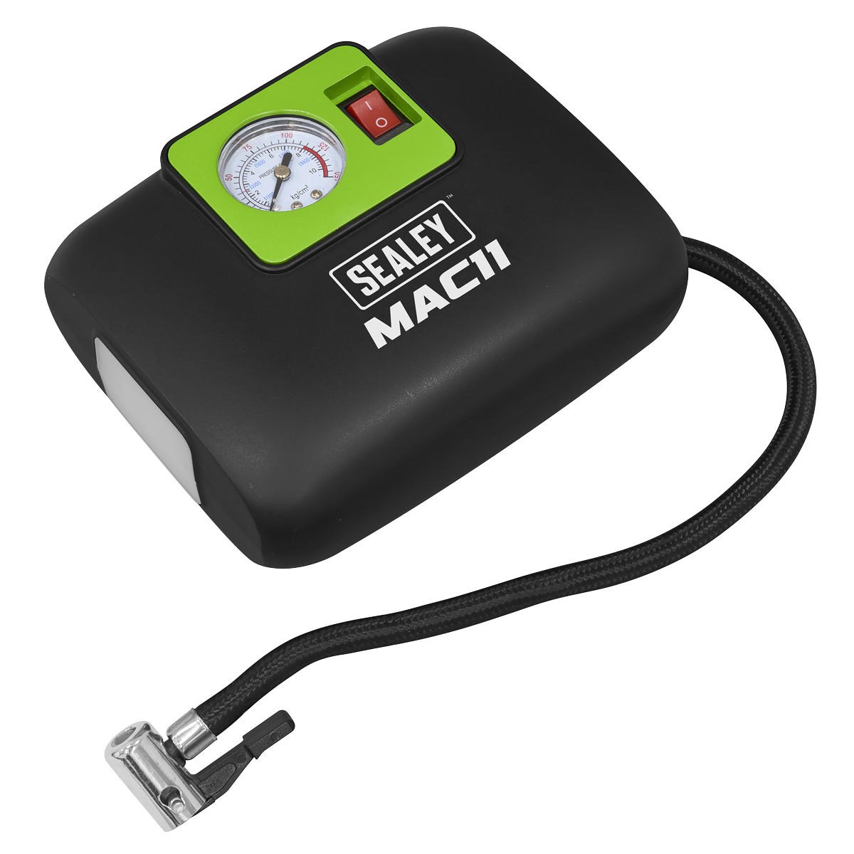 Sealey Tyre Inflator with Worklight 12V MAC11