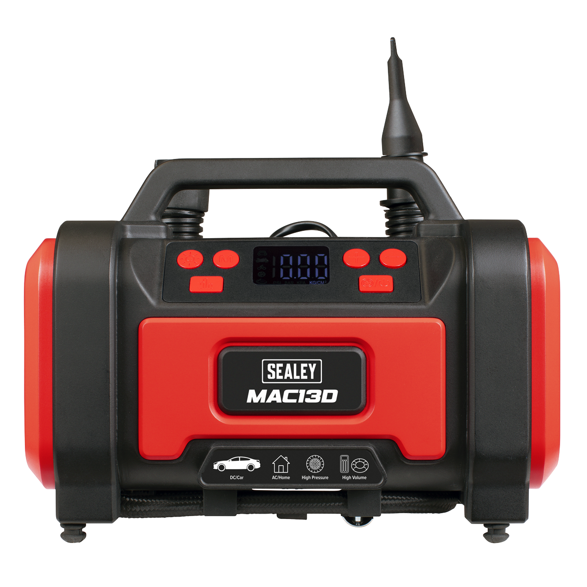 Sealey Tyre Inflator & High-Volume Air Pump 12V/230V AC MAC13D