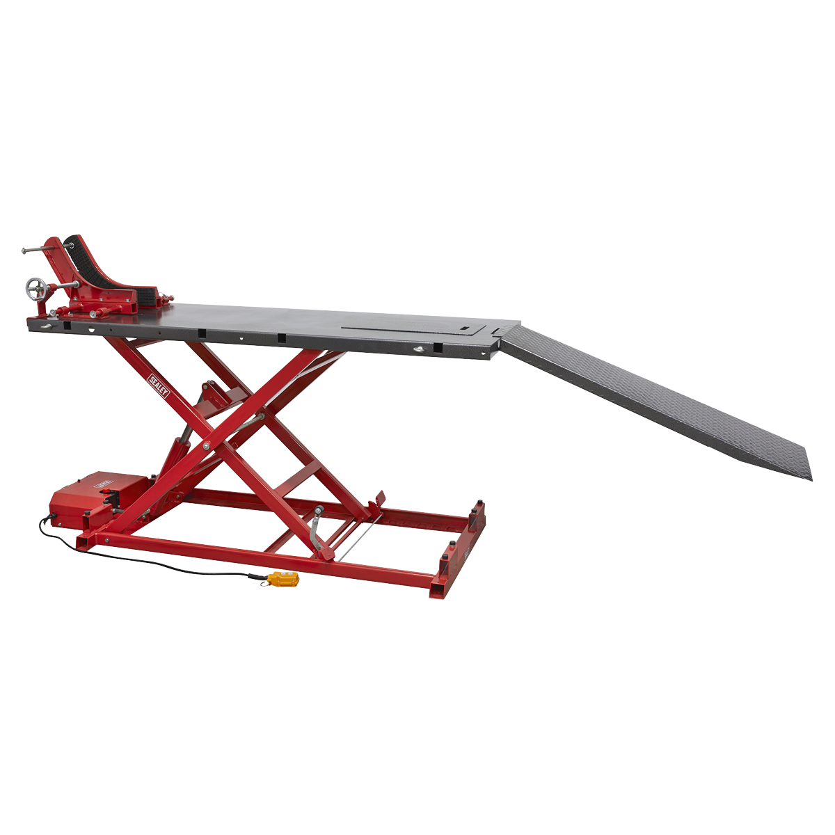 Sealey Heavy-Duty Electro/Hydraulic Motorcycle Lift 680kg Capacity MC680E