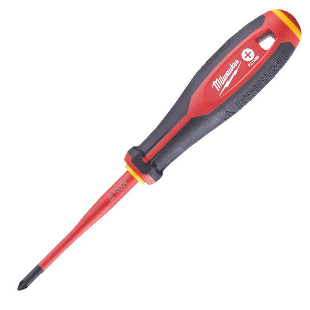 Milwaukee 5 Piece TRI-LOBE VDE SL/PZ Screwdriver Set with Voltage Tester 4932478737