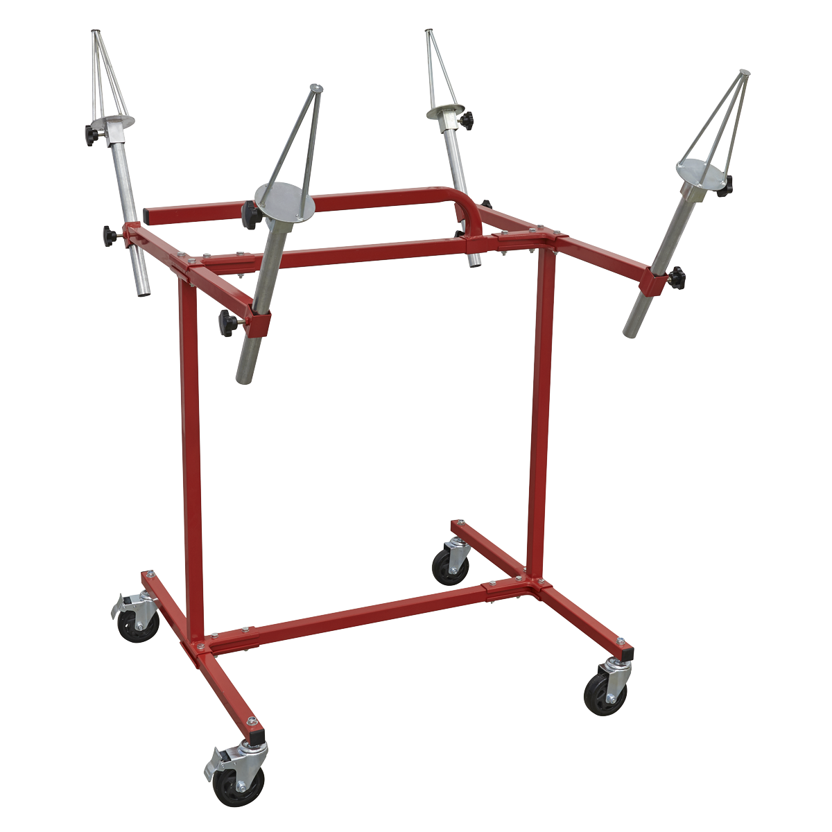 Sealey Heavy-Duty Alloy Wheel Painting/Repair Stand 4 Wheel Capacity MK71