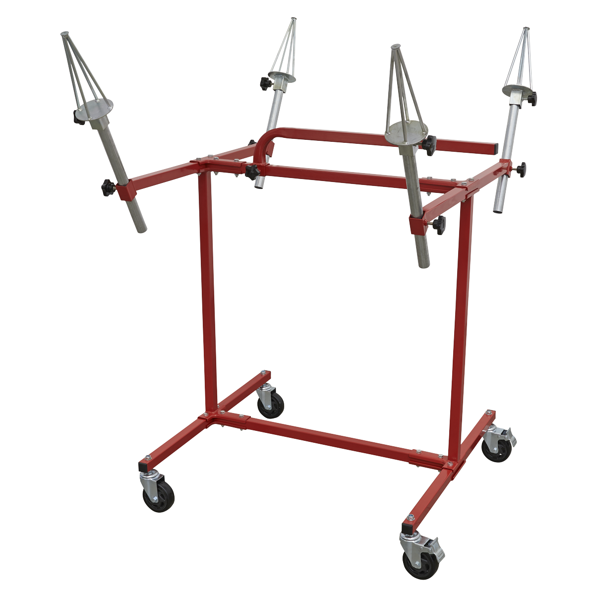 Sealey Heavy-Duty Alloy Wheel Painting/Repair Stand 4 Wheel Capacity MK71