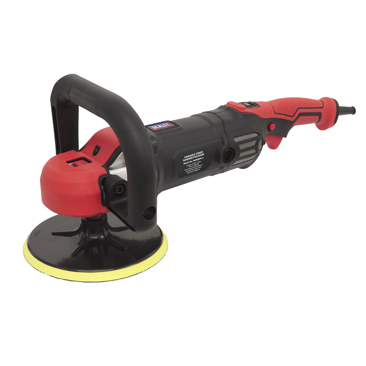 Sealey 180mm Rotary Variable Speed Sander/Polisher 1400W/230V MS925PS