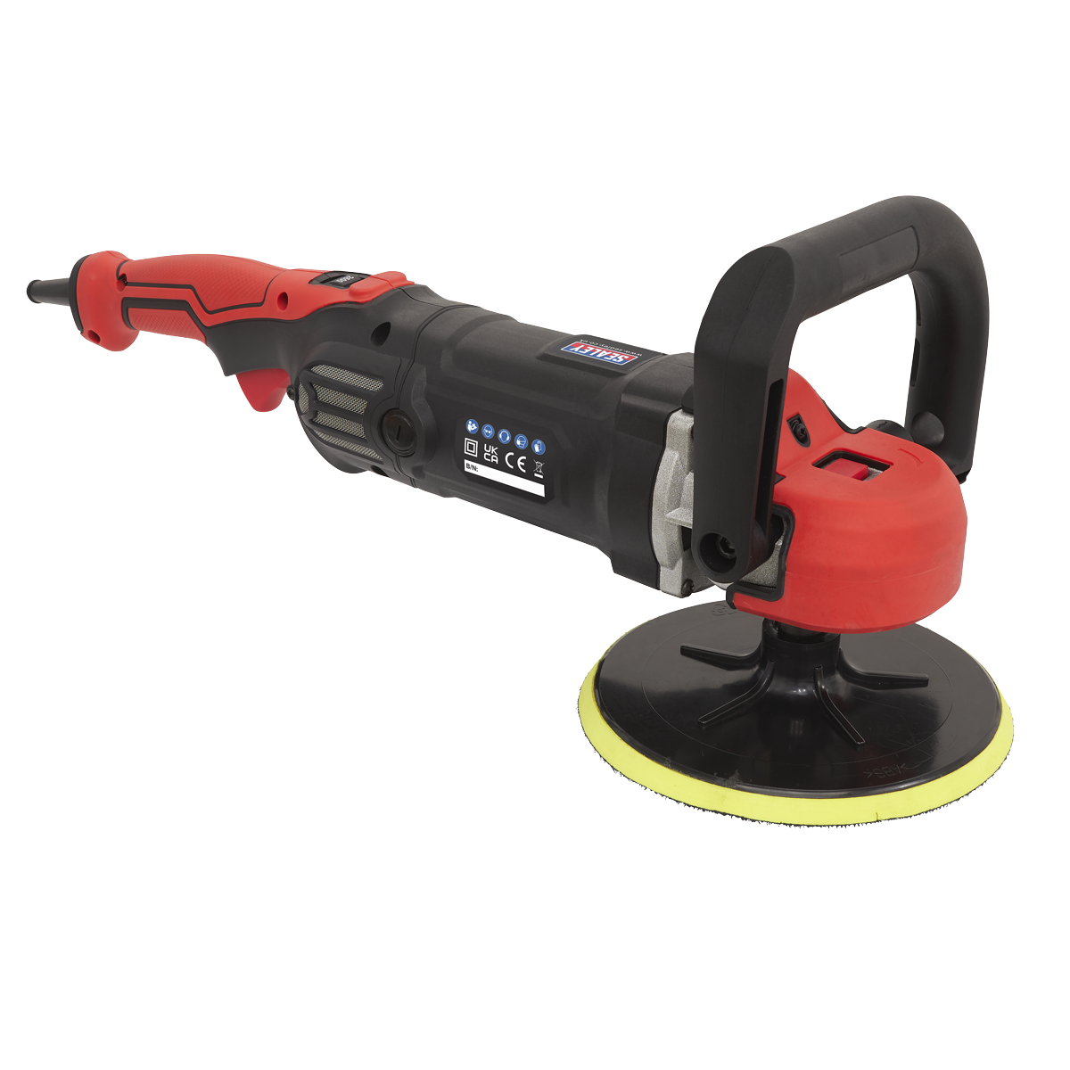 Sealey 180mm Rotary Variable Speed Sander/Polisher 1400W/230V MS925PS