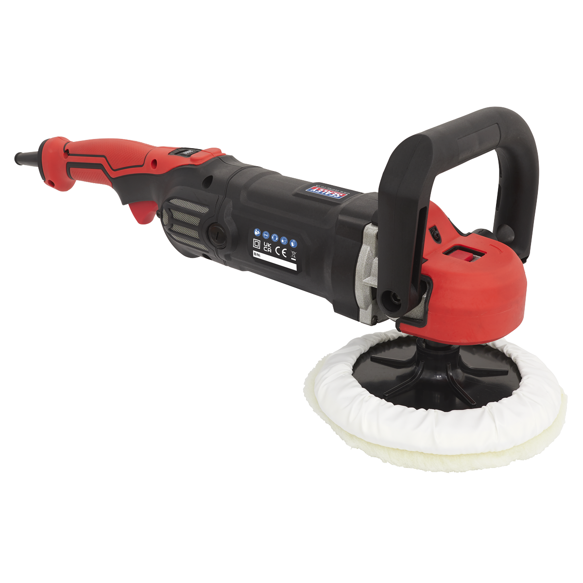 Sealey 180mm Rotary Variable Speed Sander/Polisher 1400W/230V MS925PS
